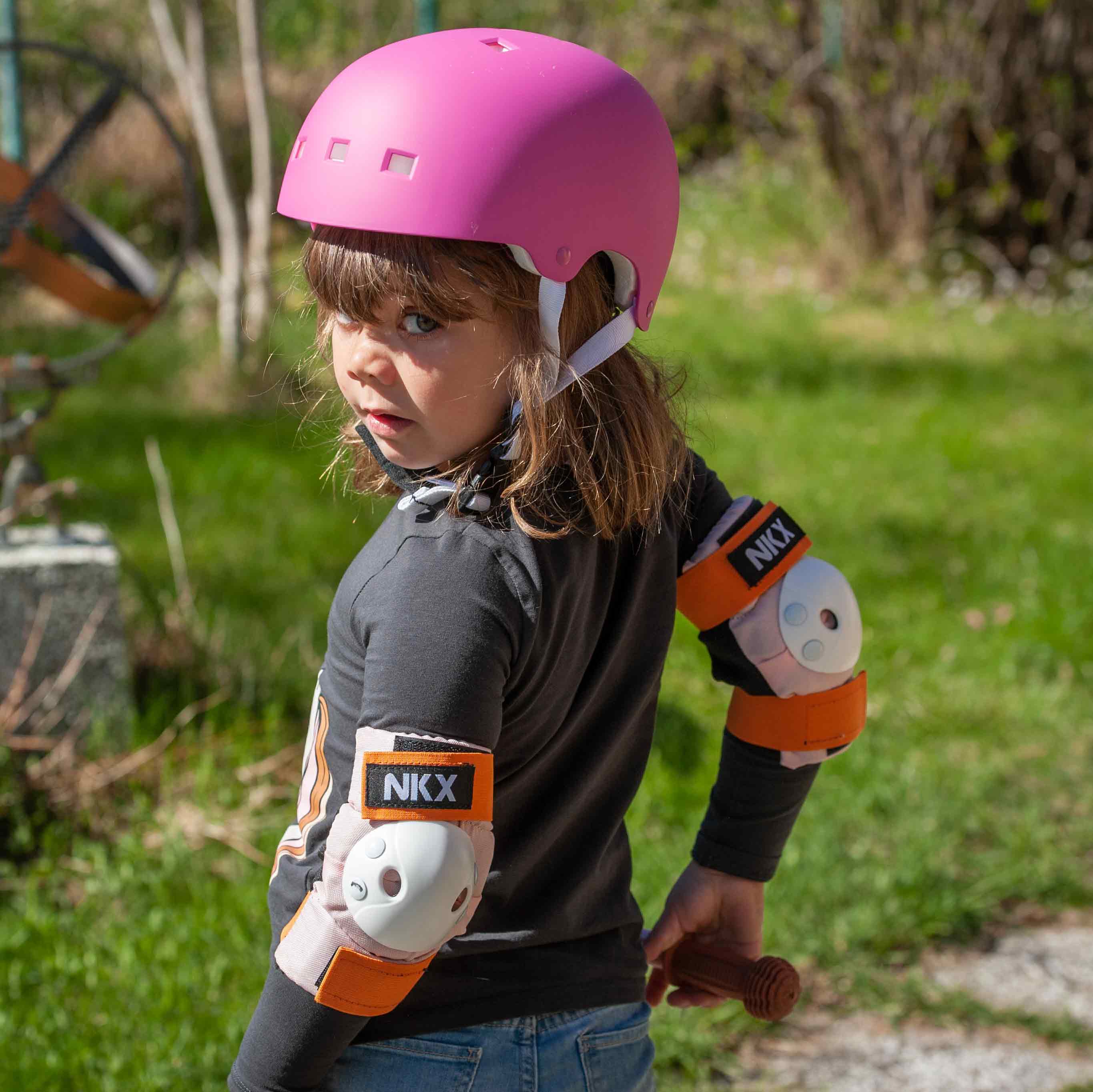 NKX Kids 3-Pack Pro zaštitna oprema - jastučići za koljena, jastučići za laktove i štitnici za zapešća