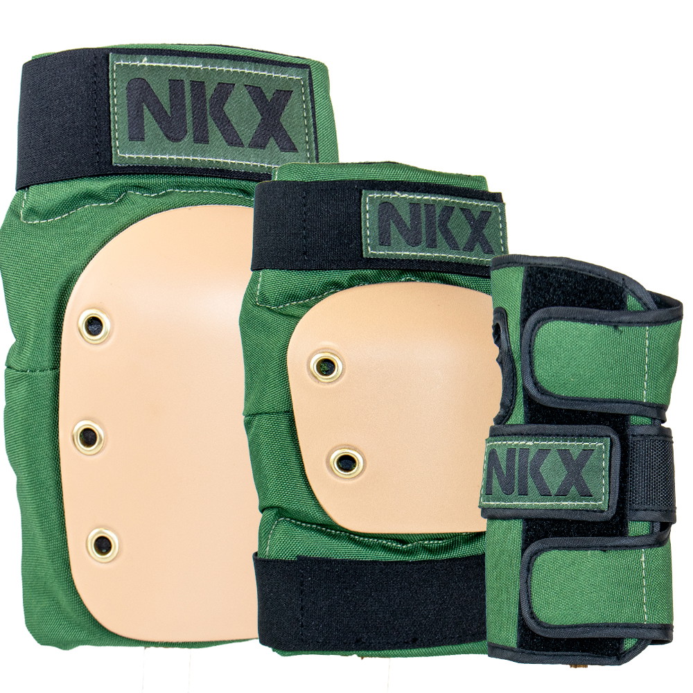 NKX 3-Pack Pro Zaštitna Oprema - Jastučići za Koljena, Jastučići za Laktove i Zaštita za Zapešća