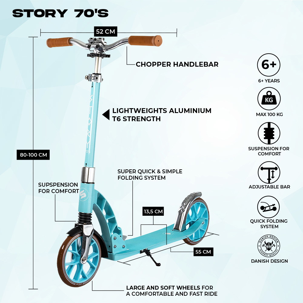 Story 70's Sklopivi Komutatorski Romobil