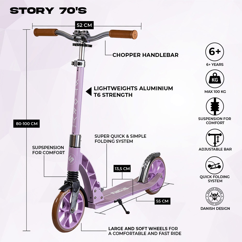 Story 70's Sklopivi Komutatorski Romobil