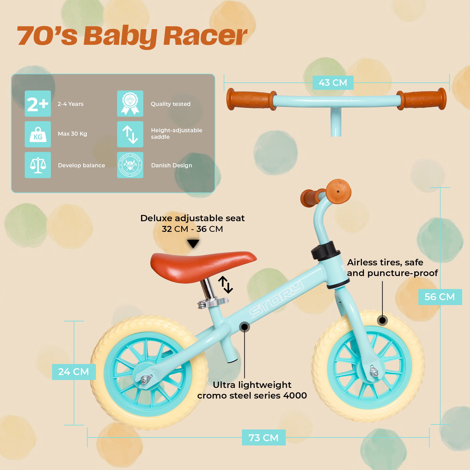 Story 70's Baby Racer romobil