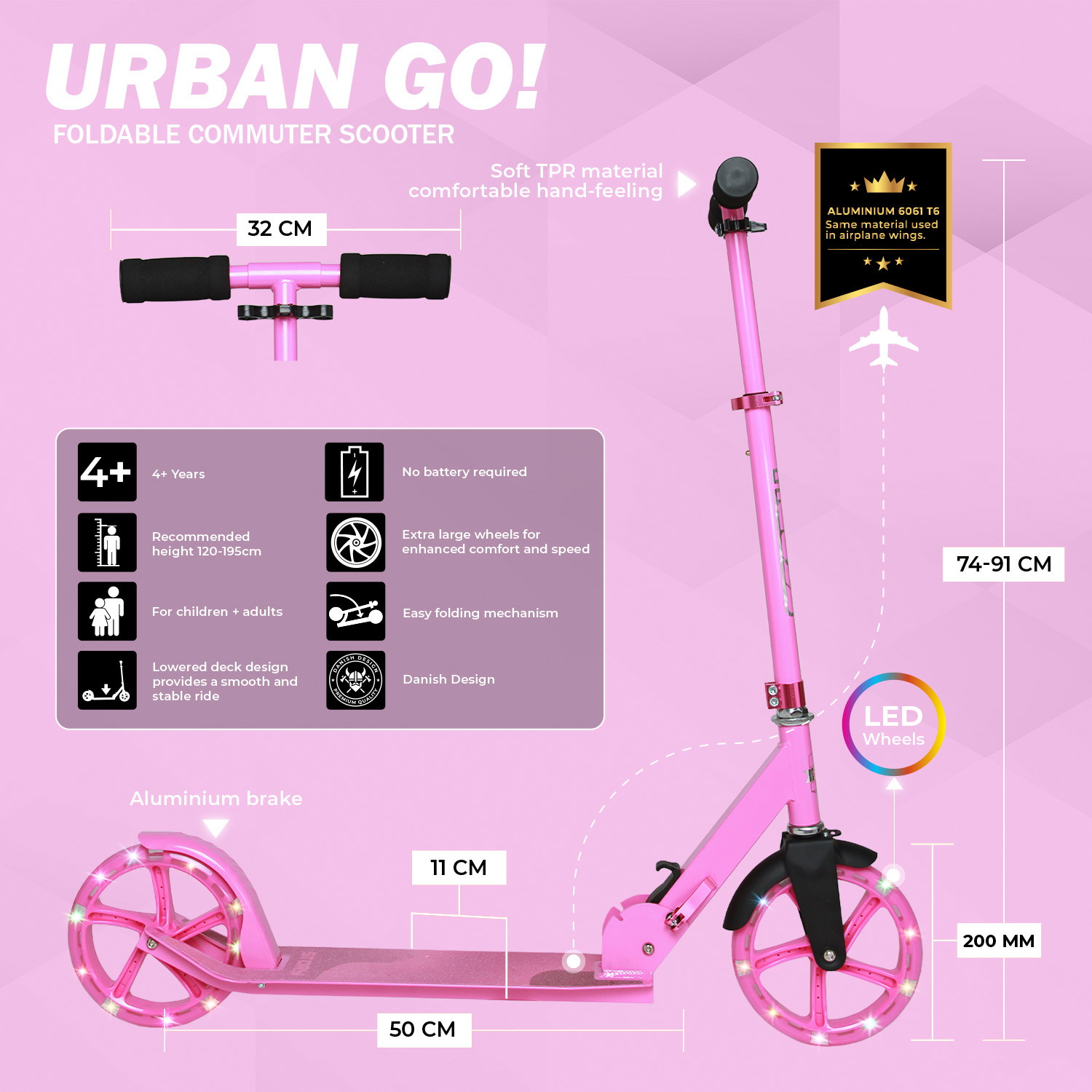 Story Urban GO! Sklopivi Komutacijski Romobil