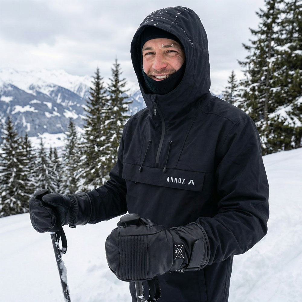 Annox Peak Kožne ski rukavice