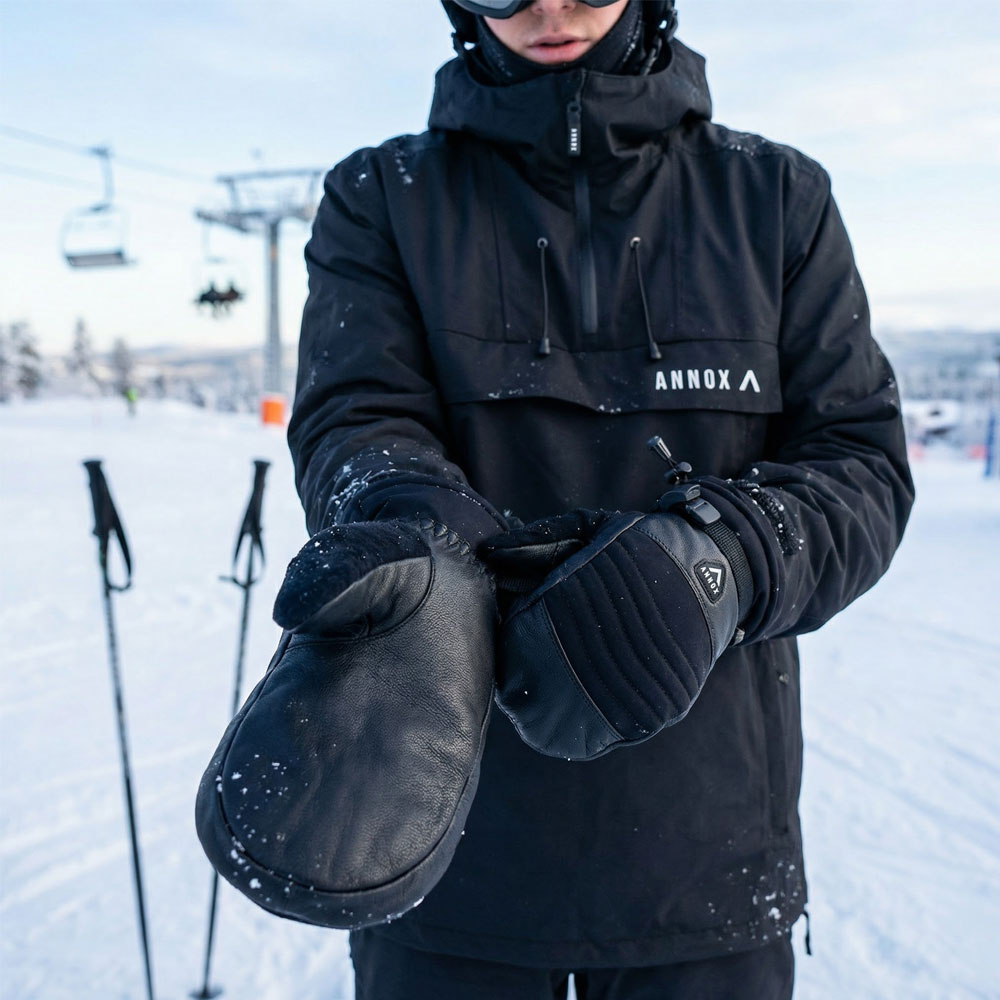 Annox Session Rukavice za skijanje od kože