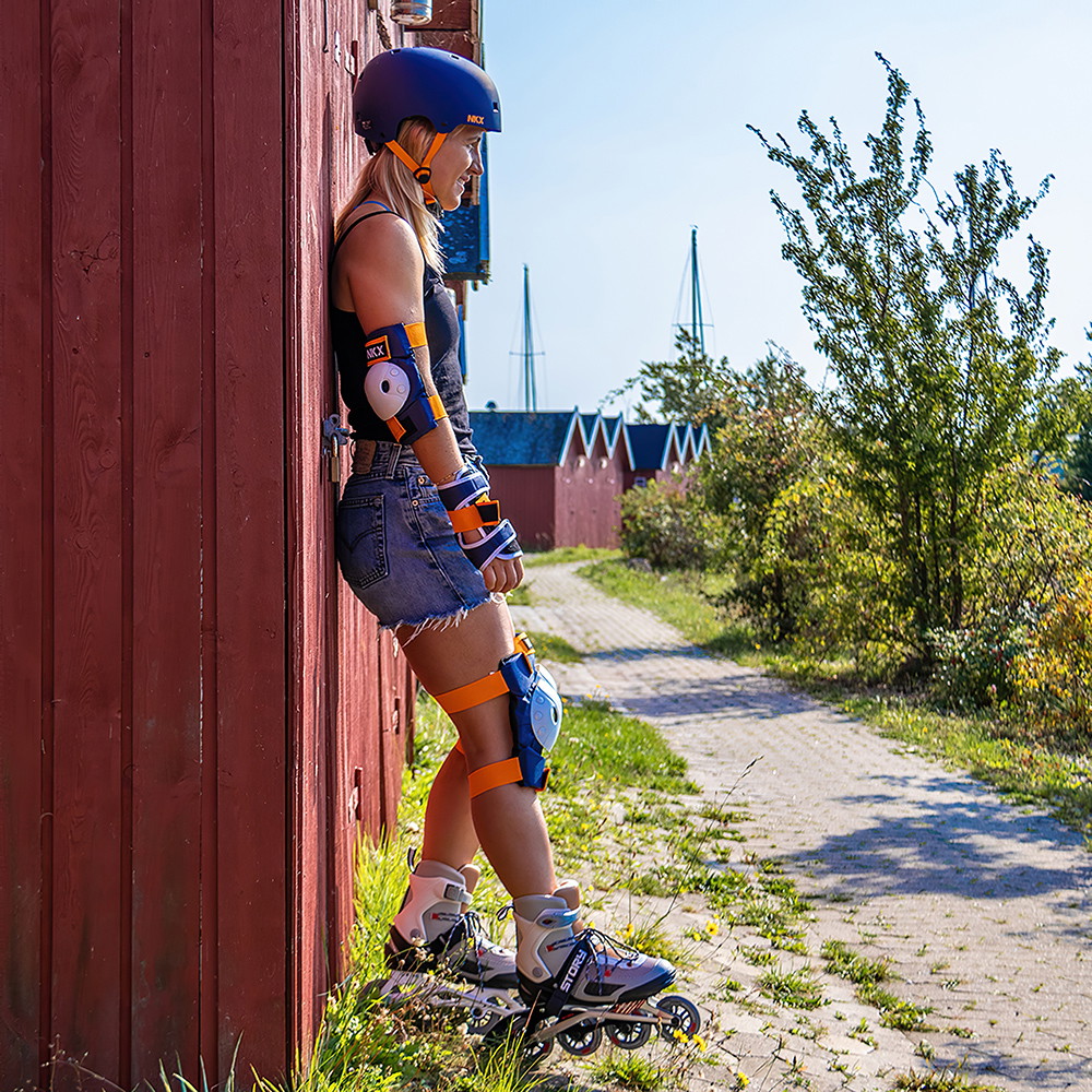 NKX Kids 3-Pack Pro zaštitna oprema - jastučići za koljena, jastučići za laktove i štitnici za zapešća