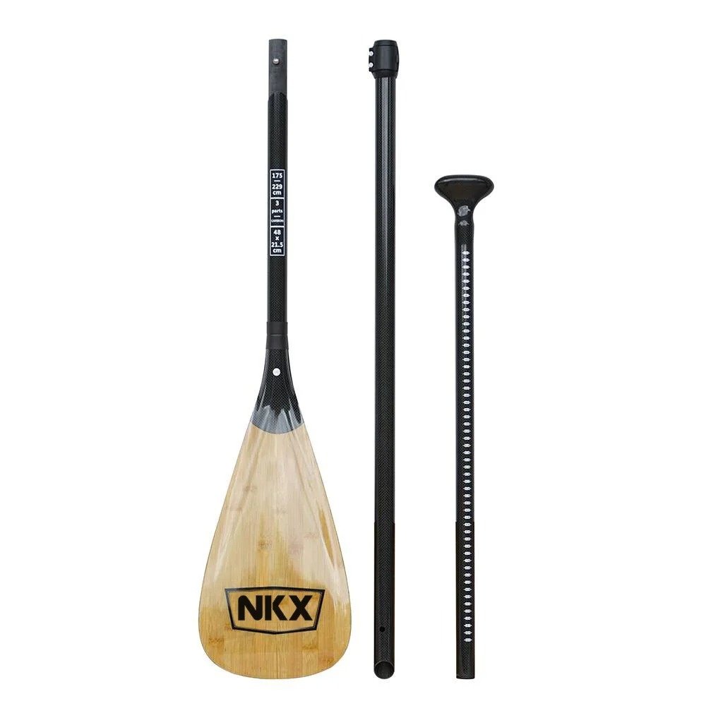 NKX Dream Bamboo/Carbon SUP Paddles 3-komponentne