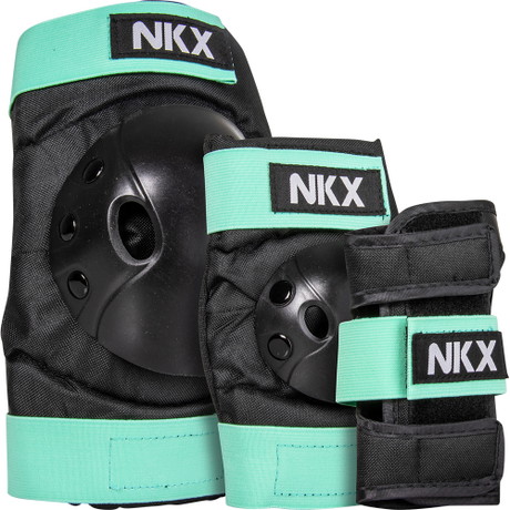 NKX Kids 3-Pack Pro zaštitna oprema - jastučići za koljena, jastučići za laktove i štitnici za zapešća