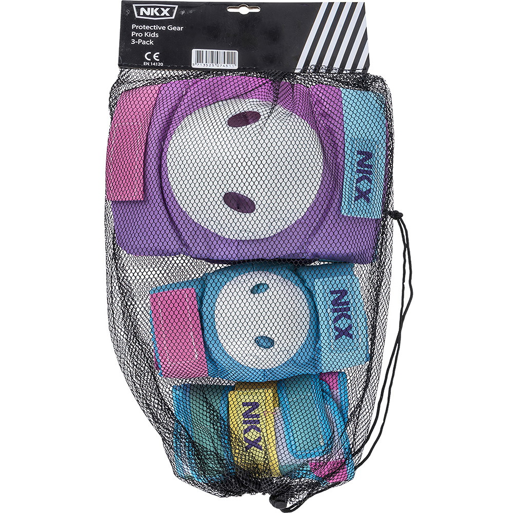 NKX Kids 3-Pack Pro zaštitna oprema - jastučići za koljena, jastučići za laktove i štitnici za zapešća