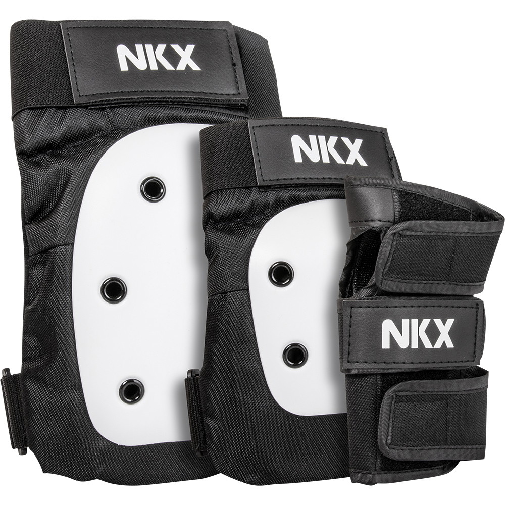 NKX 3-Pack Pro Zaštitna Oprema - Jastučići za Koljena, Jastučići za Laktove i Zaštita za Zapešća