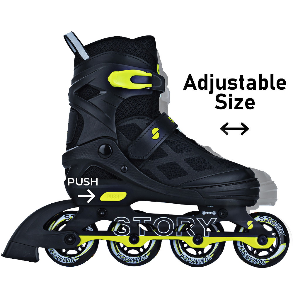 Story Midnight Adjustable Inline Skates