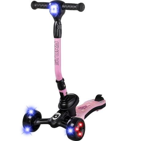 Story Flex 3-wheelski LED sklopivi romobil za djecu