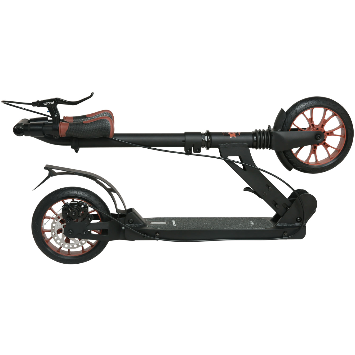 Story Transit X Commuter Romobil s dvostrukim ovjesom + disk kočnicom