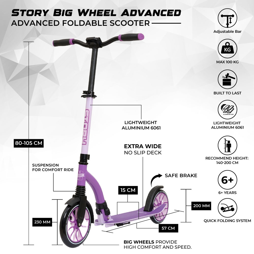 Story Veliki Kotač Napredni Sklopivi Romobil