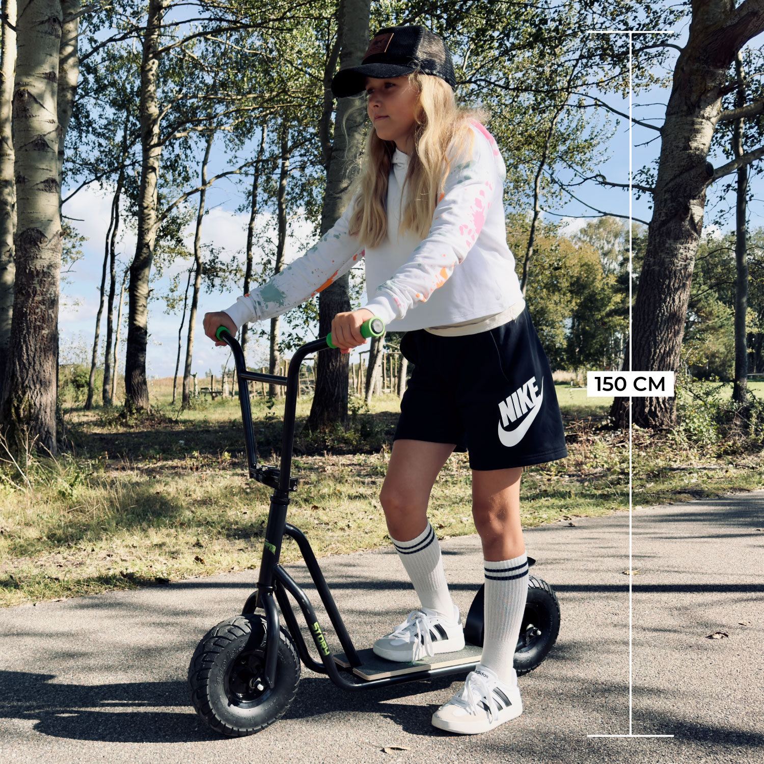 Story Urban Chopper Romobil s Kotačima za Flat Tire