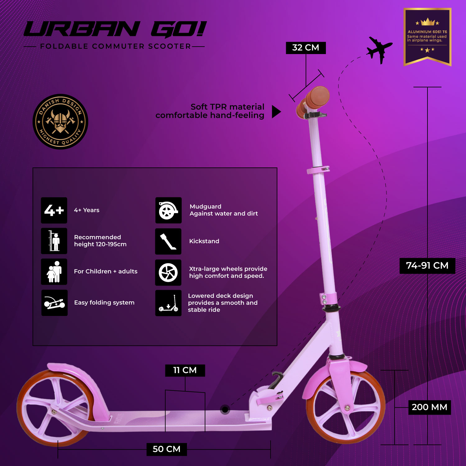 Story Urban GO! Sklopivi Komutacijski Romobil