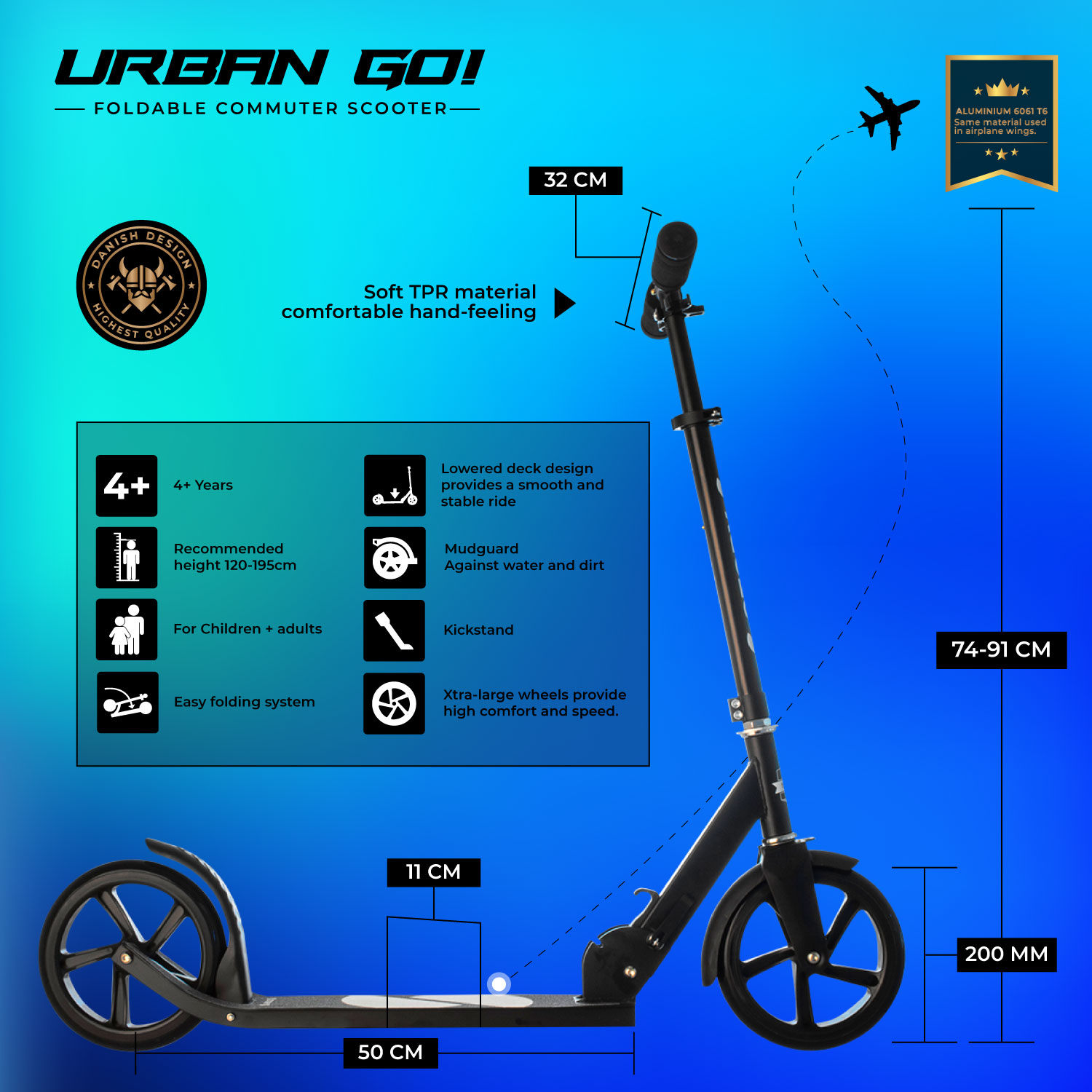 Story Urban GO! Sklopivi Komutacijski Romobil