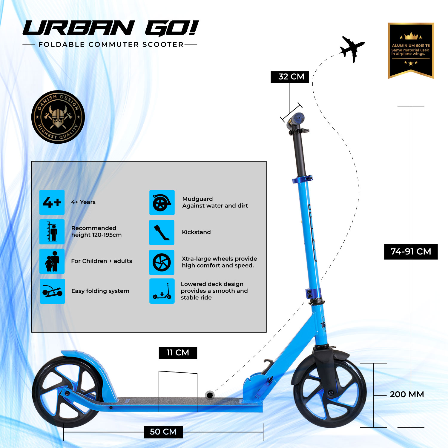 Story Urban GO! Sklopivi Komutacijski Romobil