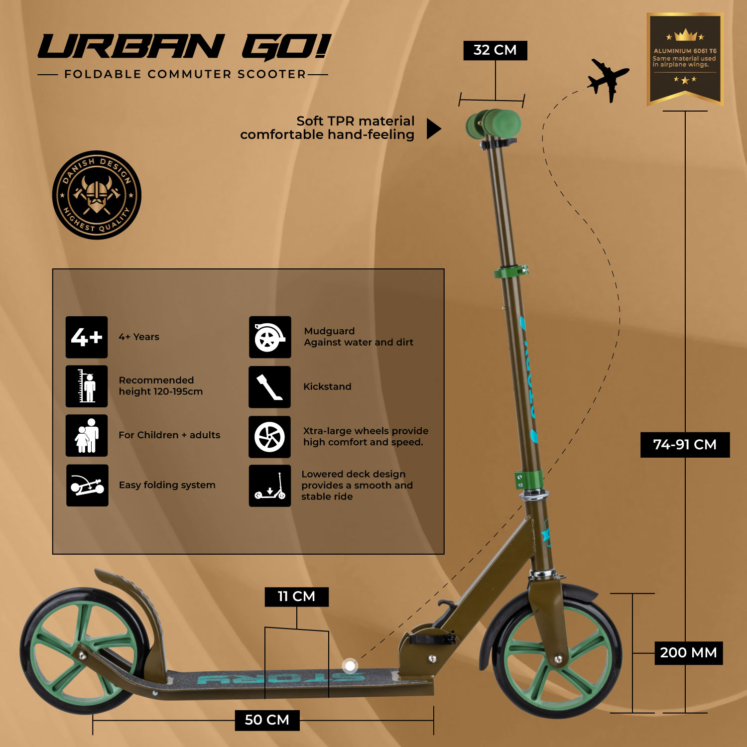 Story Urban GO! Sklopivi Komutacijski Romobil