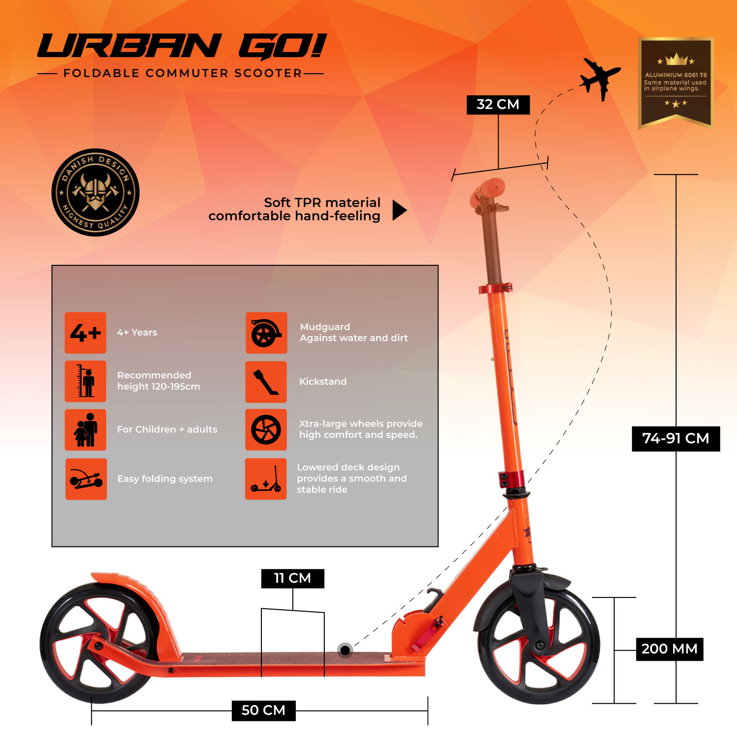 Story Urban GO! Sklopivi Komutacijski Romobil
